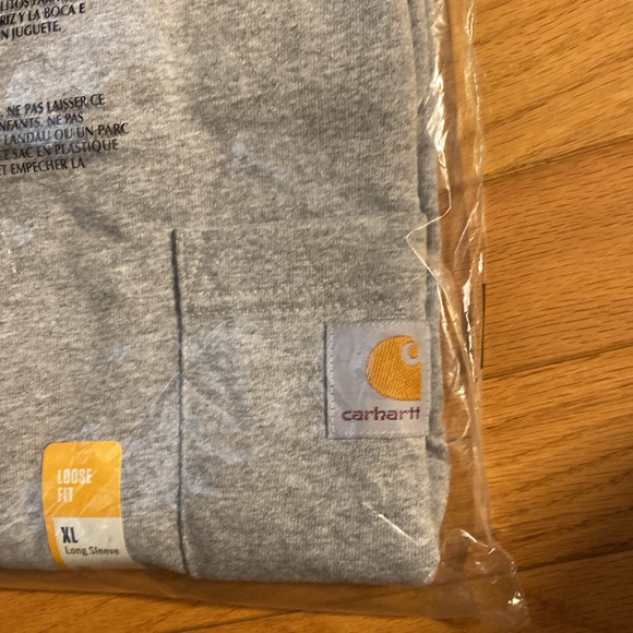 Carhartt LS Grey Loose Fit men’s XL shirt - Picture 6 of 6